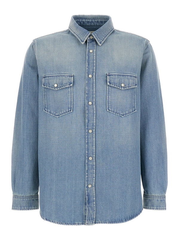 Saint Laurent Oversize Shirt Point - Men