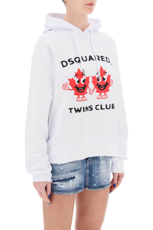 Dsquared2 Twins Club Hooded Sweatshirt - Women