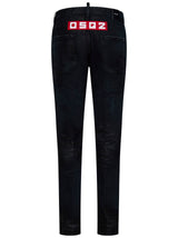 Dsquared2 Black Bull Ripped Wash Cool Guy Jeans - Men