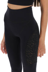 Versace Sports Leggings With Lettering - Women