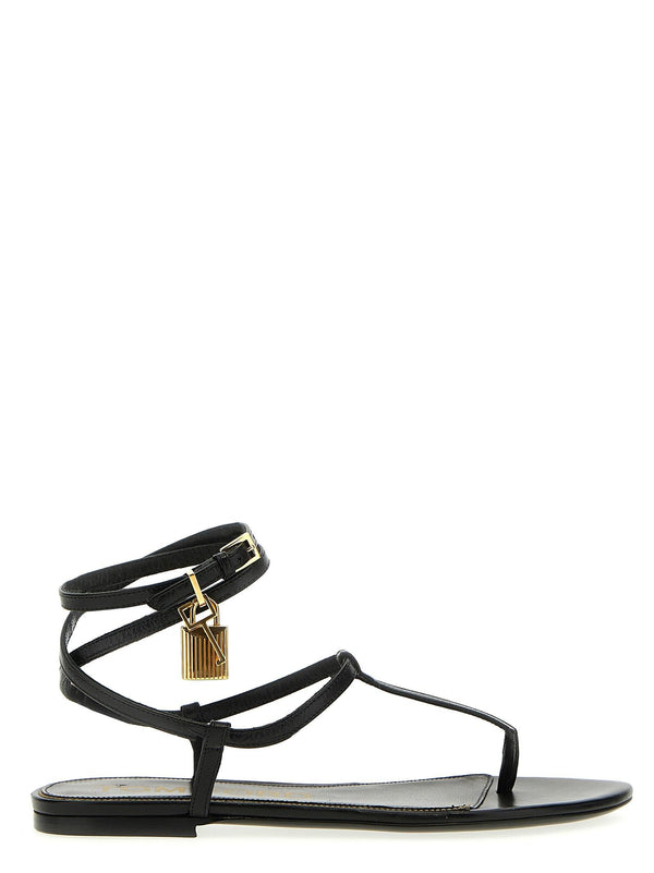 Tom Ford Padlock Detail Thong Sandals - Women - Piano Luigi