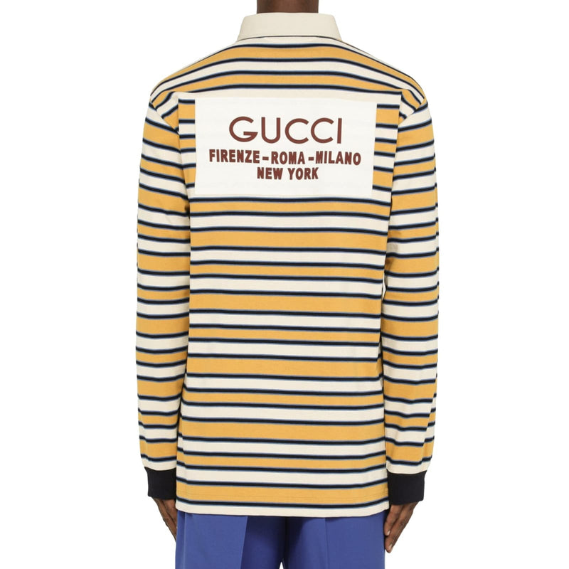 Gucci Striped Polo Shirt - Men