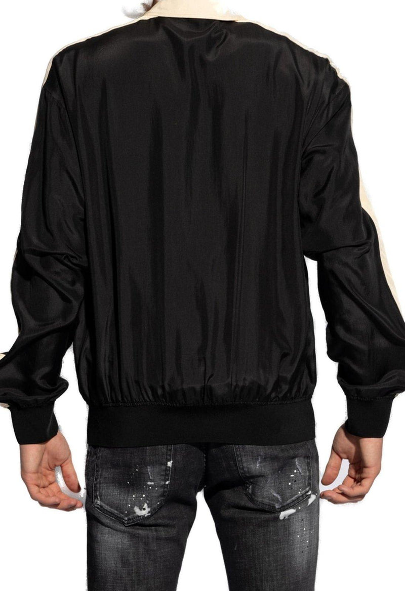 Dsquared2 Logo Printed Zipped Jacket - Men