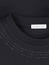 Moncler Crystal Detail T-shirt - Women - Piano Luigi