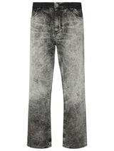 Balmain Gray Cotton Jeans - Men