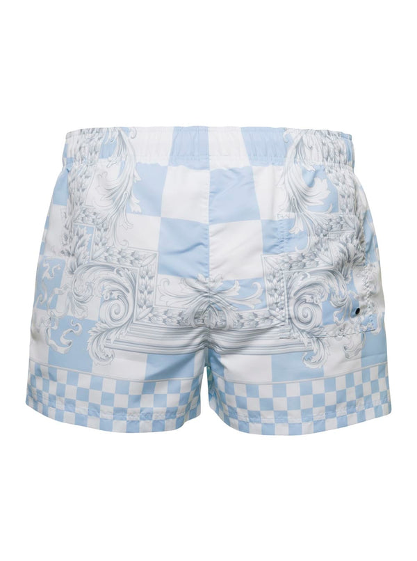 Versace Shorts Contrasto Print - Men