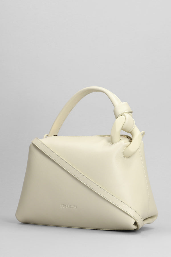 J.W. Anderson Corner Hand Bag In Beige Leather - Women