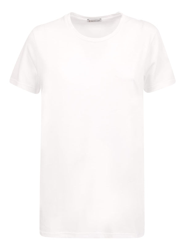 Basic T-shirt Enriched By The Iconic Logo By Moncler - Women
