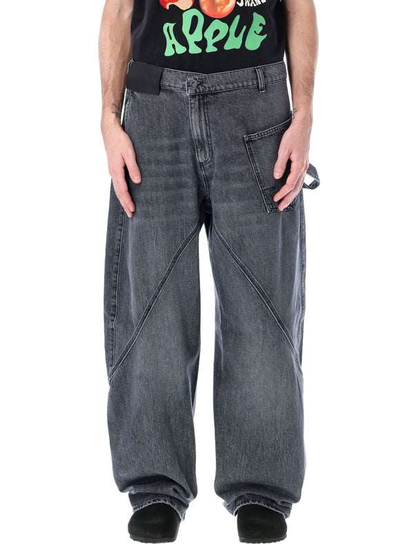 J.W. Anderson Twisted Workwear Denim Pants - Men