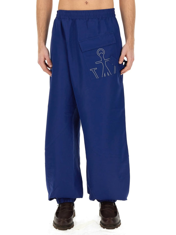 J.W. Anderson Joggers Pants With Logo Anchor - Men