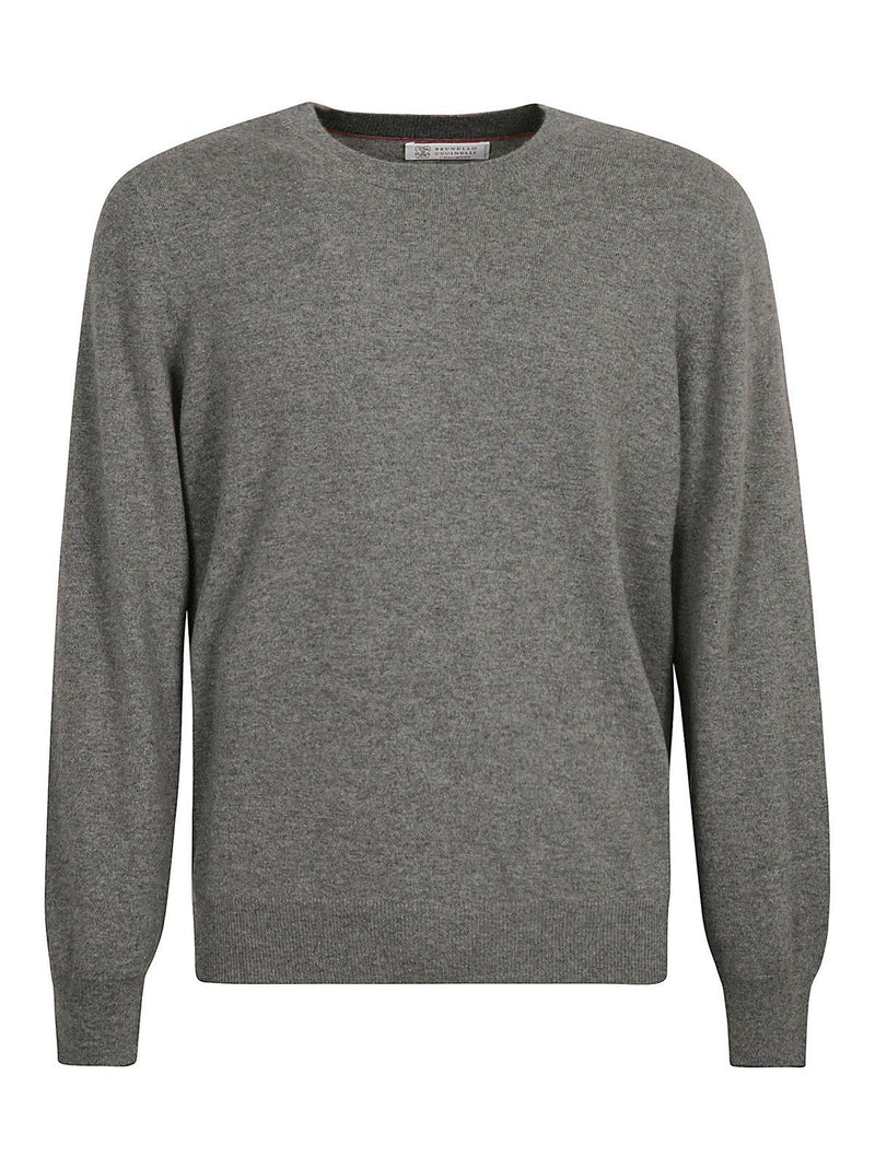 Brunello Cucinelli Pure Cashmere Crew-neck Sweater - Men