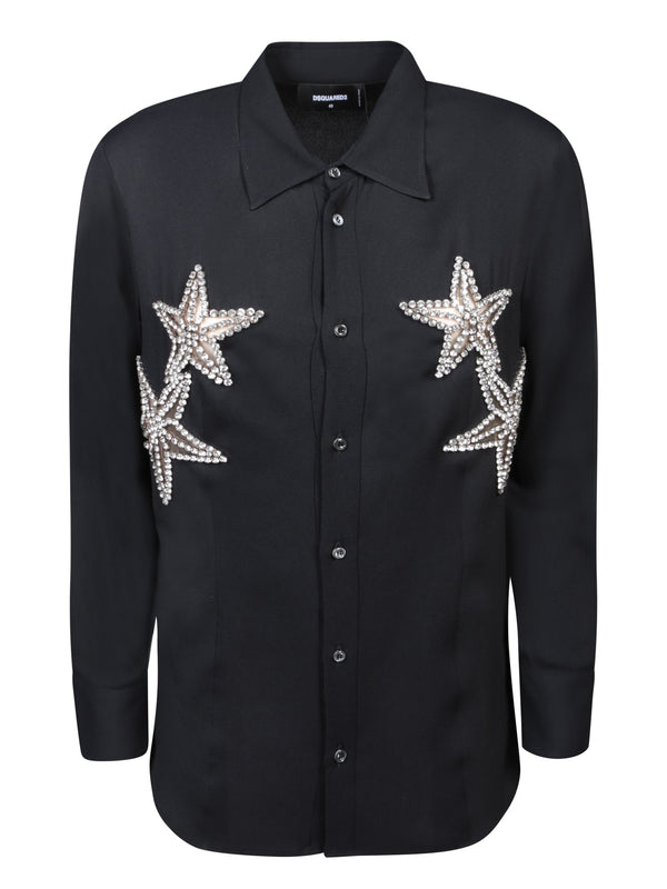 Dsquared2 Starry Night Black Shirt - Women