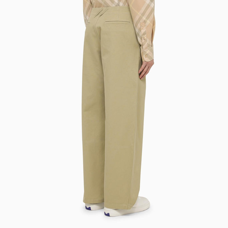 Burberry Straight Hunter Cotton Trousers - Men