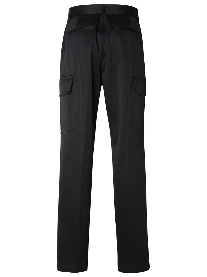 Versace Cargo Pants In Black Cotton - Men