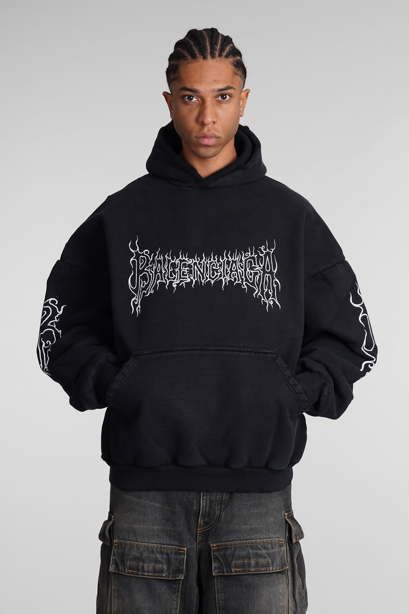 Balenciaga Sweatshirt In Black Cotton - Men