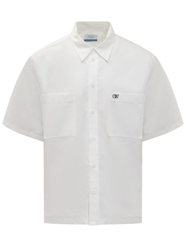 Off-White Shirt With Ow Logo - Men