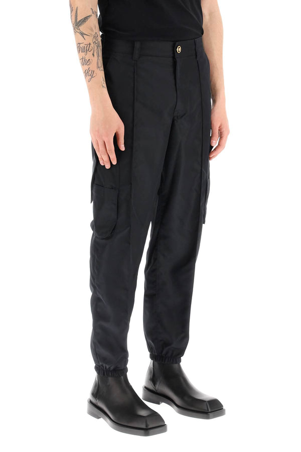 Versace Black Polyamide Pants - Men