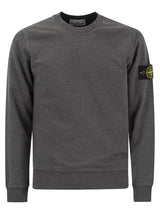 Stone Island Logo Patch Crewneck Sweatshirt - Men