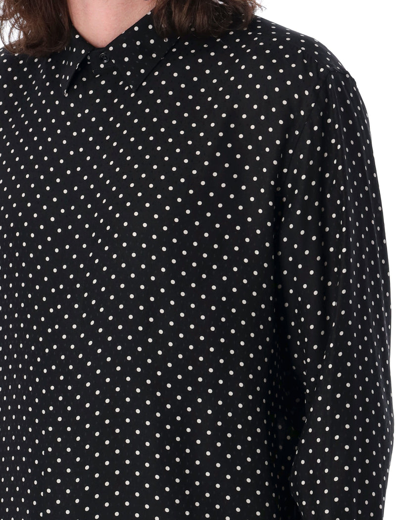 Saint Laurent Dotted Shirt - Men