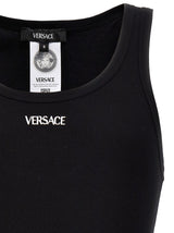 Versace Logo Embroidery Tank Top - Men