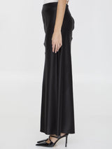 Saint Laurent Satin Long Skirt - Women