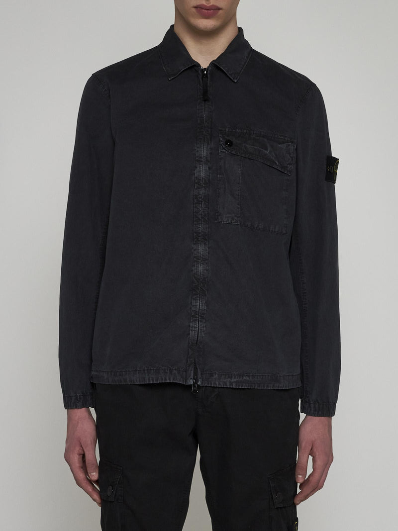 Stone Island Cotton Overshirt - Men