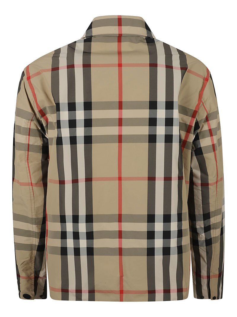 Burberry Check Pattern Shift Jacket - Men