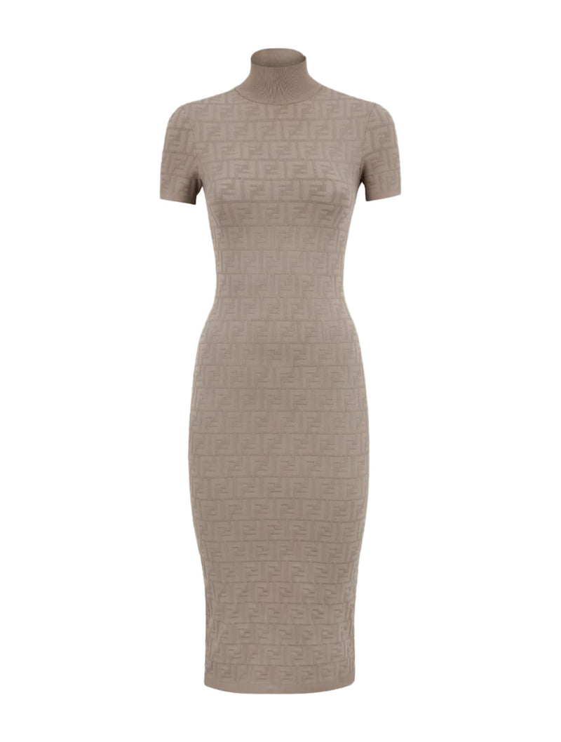 Fendi Dress Ff Viscose - Women