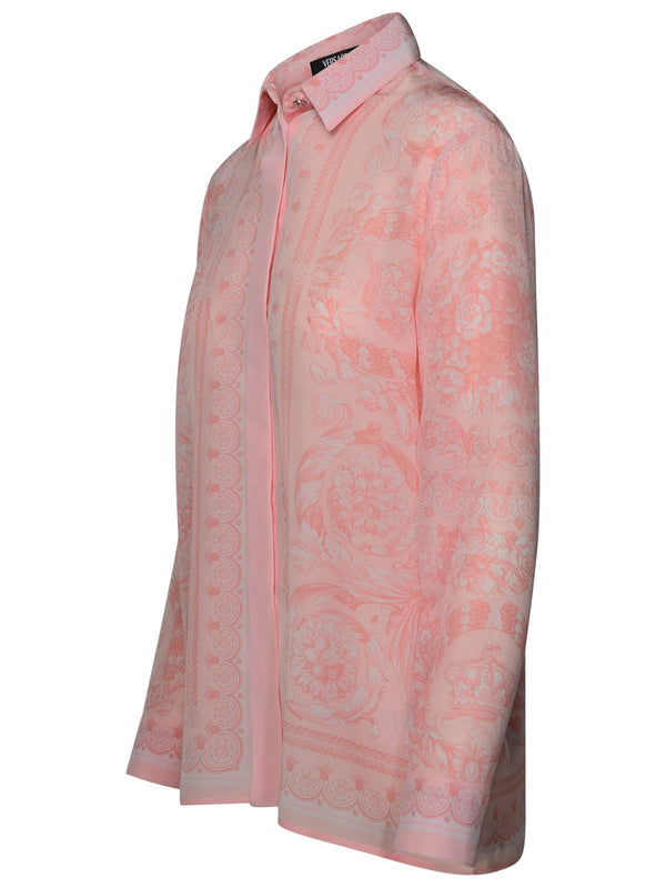 Versace barocco Pink Silk Shirt - Women