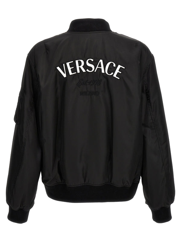 Versace Logo Bomber Jacket - Men