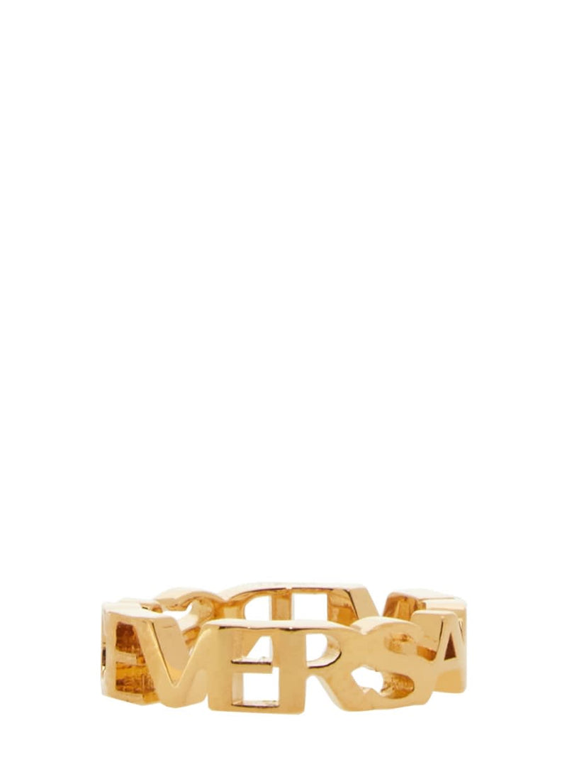 Versace Logo Ring - Women