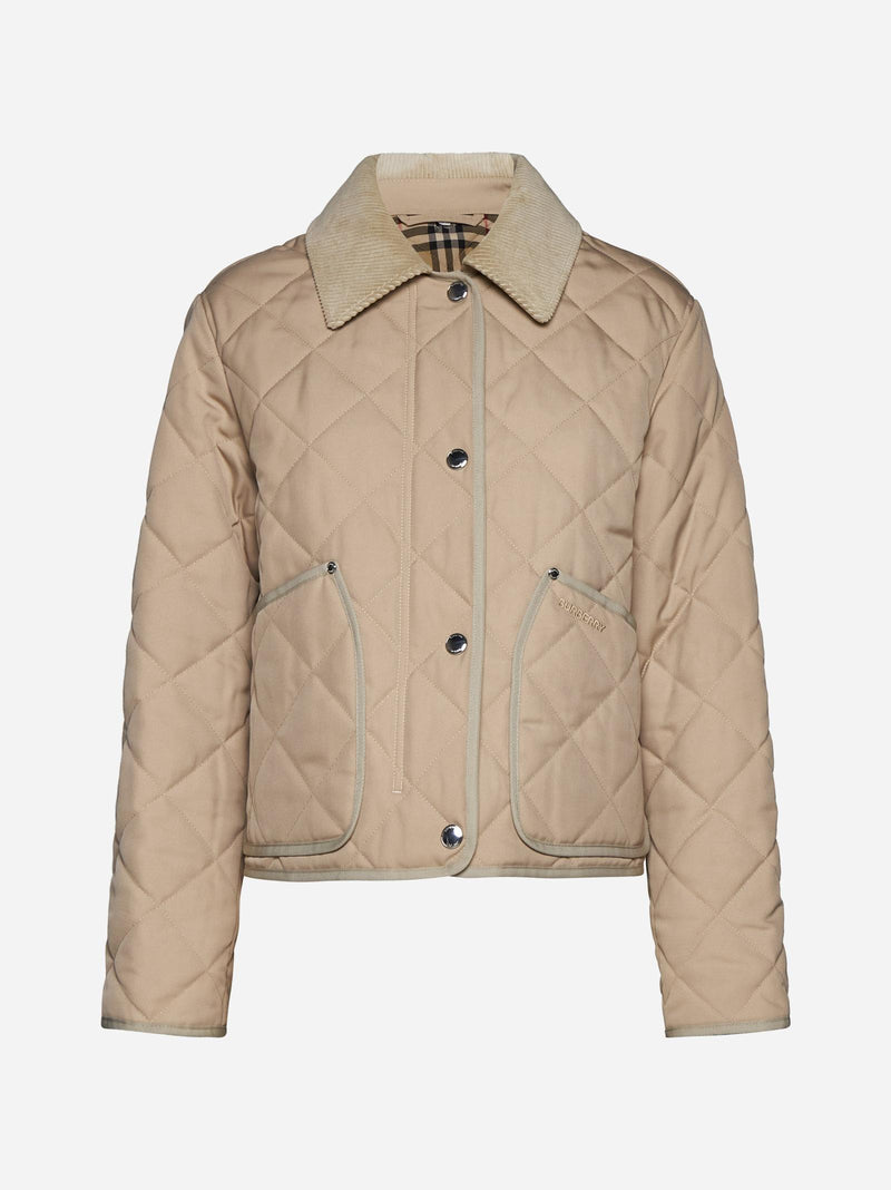 Burberry Lanford Quilted Fabric Jacket - Women