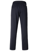 Moncler Navy Virgin Wool Blend Sporty Pants - Men