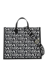 Versace Tote Bag With All-over Logo - Men