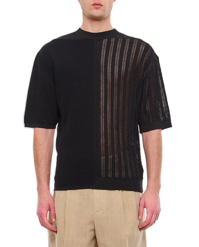 Jacquemus Contrast Knitted Top - Men