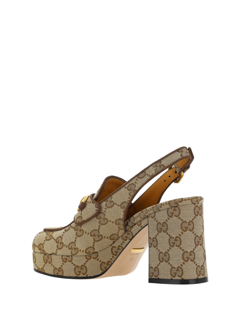 Gucci Horsebit Platform Pumps - Women