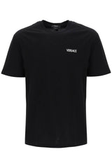 Versace Black fiamma Medusa T-shirt - Men