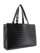 Bottega Veneta Dark Green Woven Tote Bag - Men