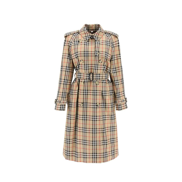 Burberry Checked Trench - Women