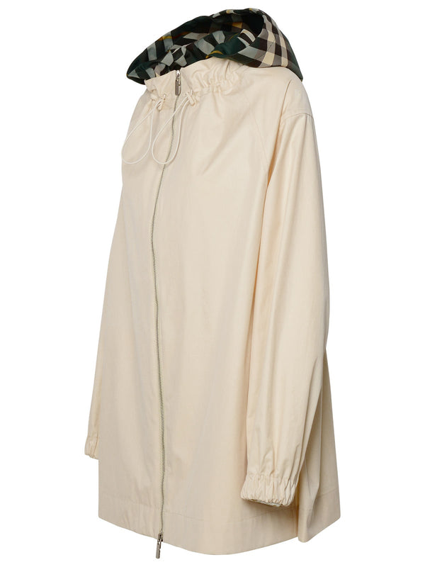 Burberry Beige Cotton Trench Coat - Women