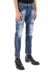 Dsquared2 Medium Mended Rips Wash Tidy Biker Jeans - Men