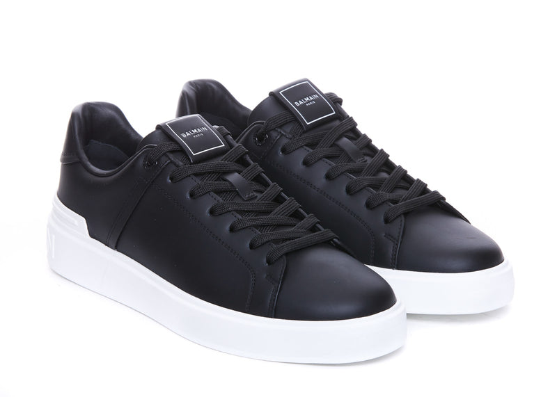 Balmain B-court Leather Sneakers - Men