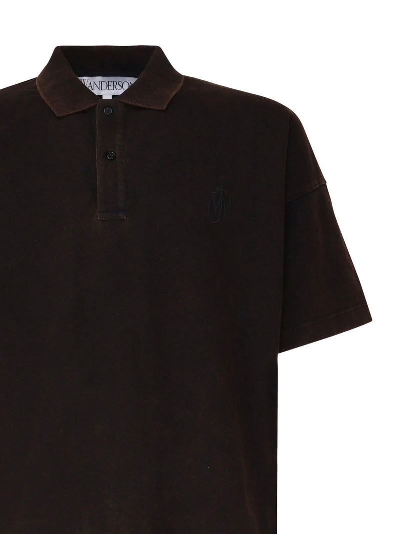 J.W. Anderson Polo Shirt With Anchor Embroidery - Men