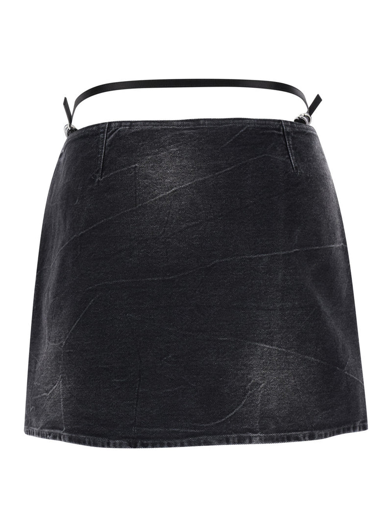 Givenchy Voyou Denim Skirt - Women