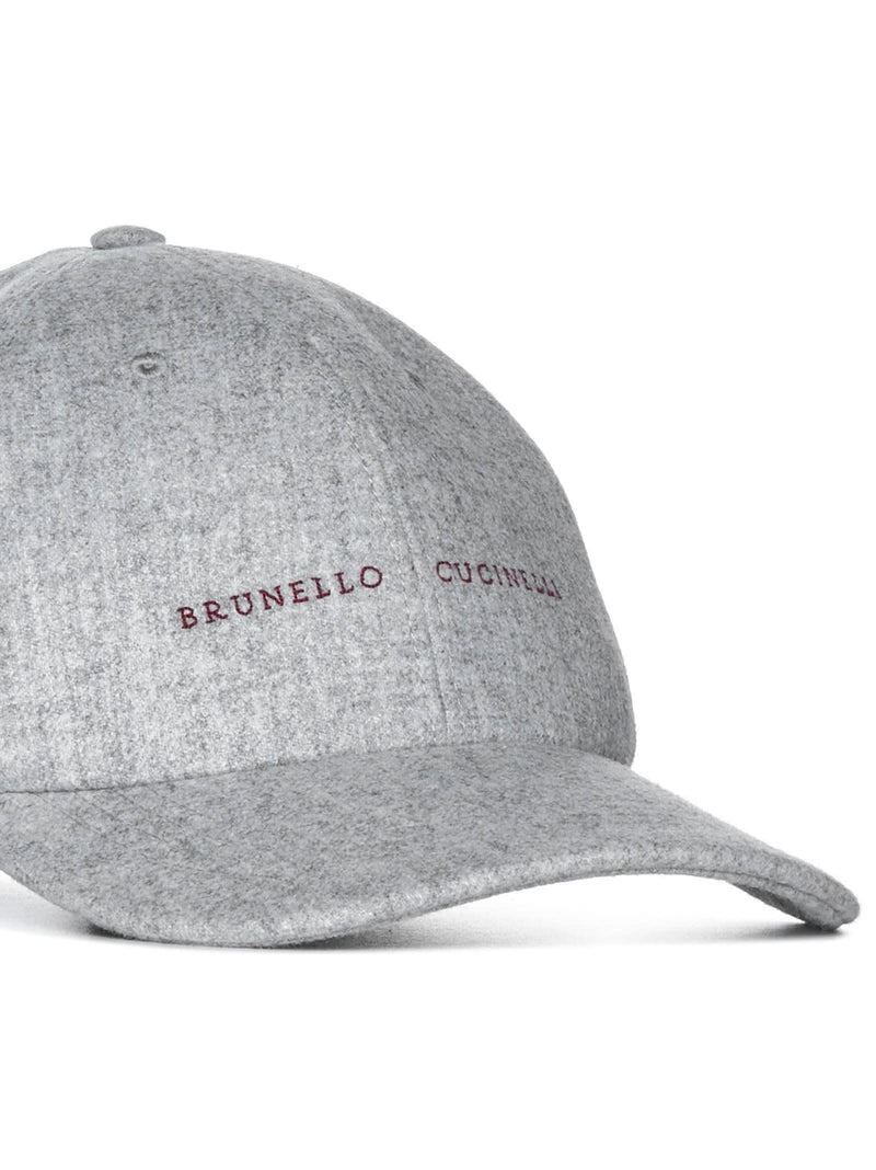 Brunello Cucinelli Logo Embroidery Cap - Men