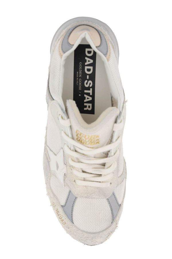 Golden Goose Dad-star Sneakers In Mesh And Suede Leather - Men