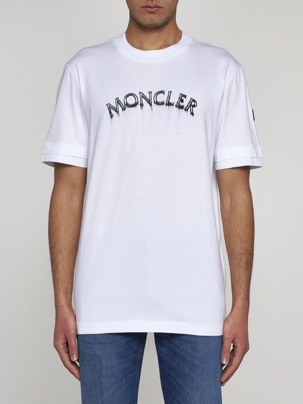Moncler Logo Cotton T-shirt - Men