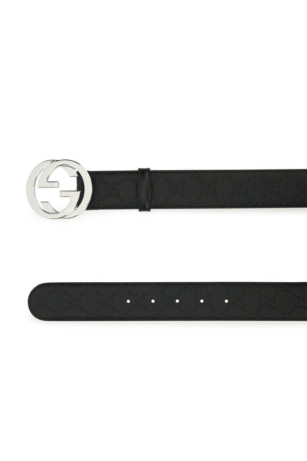 Gucci Black Leather Belt - Men