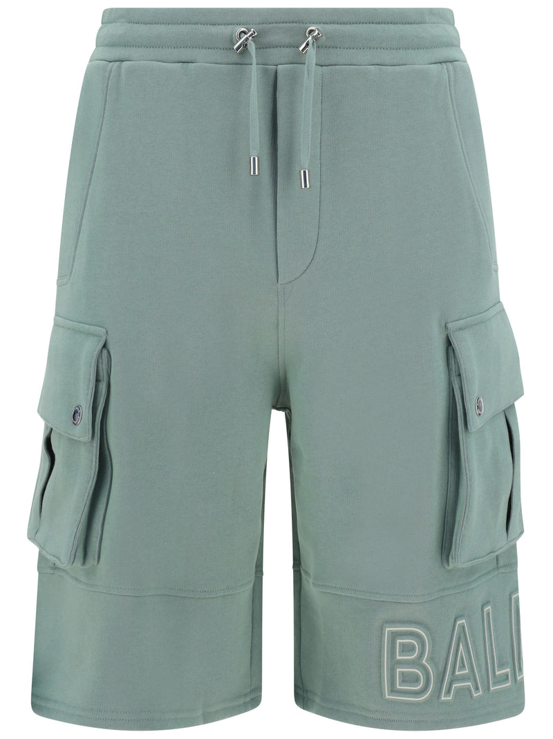 Balmain Cotton Bermuda Shorts - Men