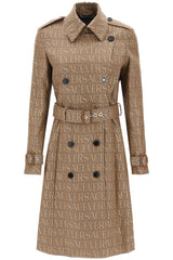 Versace Cotton Blend Trench Coat - Women